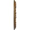 Ekena Millwork Ribbon with Bow Medallion (Canopies up to 7 1/2"), 12 1/4"OD x 7 1/2"ID x 7/8"P, Smokey Topaz CM12RISTC - alternate 3